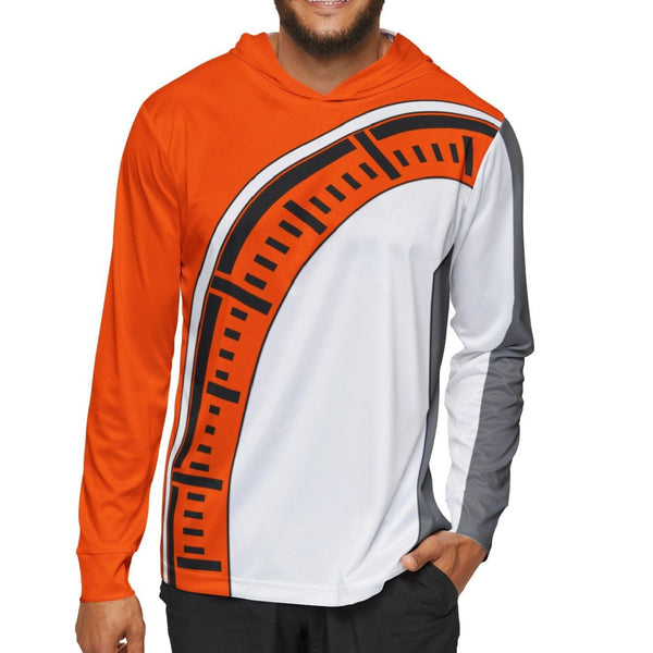 Boonboomger Orange Hoodie (Full Print) Super Sentai T Shirt Custom Graphic Art Cosplay Shirts Power Rangers Retro Vintage 90s Tee