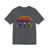 Zyuranger Bikes Super Sentai T Shirt Custom Graphic Art Cosplay Shirts Power Rangers Retro Vintage 90s Tee