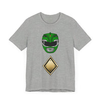 MMPR Green Helmet Super Sentai T Shirt Custom Graphic Art Cosplay Shirts Power Rangers Retro Vintage 90s Tee