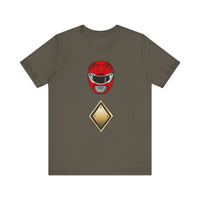 MMPR Red Dragon Shield Super Sentai T Shirt Custom Graphic Art Cosplay Shirts Power Rangers Retro Vintage 90s Tee