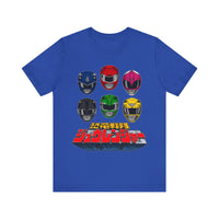 Zyuranger Helmets Super Sentai T Shirt Custom Graphic Art Cosplay Shirts Power Rangers Retro Vintage 90s Tee