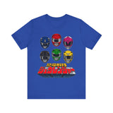 Zyuranger Helmets Super Sentai T Shirt Custom Graphic Art Cosplay Shirts Power Rangers Retro Vintage 90s Tee