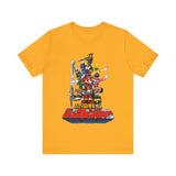 Zyuranger Super Sentai T Shirt Custom Graphic Art Cosplay Shirts Power Rangers Retro Vintage 90s Tee