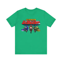 Zyuranger Bikes Super Sentai T Shirt Custom Graphic Art Cosplay Shirts Power Rangers Retro Vintage 90s Tee