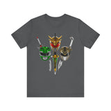 Ranger Evolution Super Sentai T Shirt Custom Graphic Art Cosplay Shirts Power Rangers Retro Vintage 90s Tee
