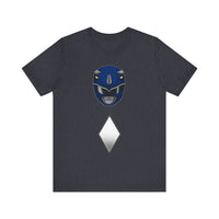Blue Helmet Super Sentai T Shirt Custom Graphic Art Cosplay Shirts Power Rangers Retro Vintage 90s Tee