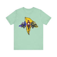 Battle Bikes Vintage Style Super Sentai T Shirt Custom Graphic Art Cosplay Shirts Power Rangers Retro  90s Tee