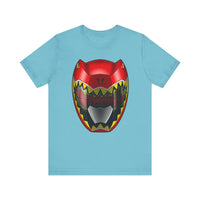 Kyoryuger Red Helmet  Super Sentai T Shirt Custom Graphic Art Cosplay Shirts Power Rangers Retro Vintage 90s Tee