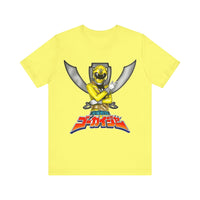 Gokaiger Yellow Roll Call  Super Sentai T Shirt Custom Graphic Art Cosplay Shirts Power Rangers Retro Vintage 90s Tee
