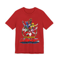 Zyuranger Team Super Sentai T Shirt Custom Graphic Art Cosplay Shirts Power Rangers Retro Vintage 90s Tee