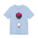 MMPR Pink Helmet Super Sentai T Shirt Custom Graphic Art Cosplay Shirts Power Rangers Retro Vintage 90s Tee