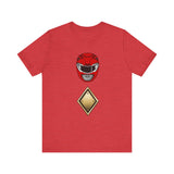 MMPR Red Dragon Shield Super Sentai T Shirt Custom Graphic Art Cosplay Shirts Power Rangers Retro Vintage 90s Tee