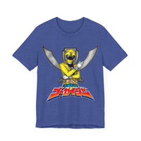 Gokaiger Yellow Roll Call  Super Sentai T Shirt Custom Graphic Art Cosplay Shirts Power Rangers Retro Vintage 90s Tee