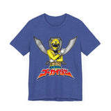 Gokaiger Yellow Roll Call  Super Sentai T Shirt Custom Graphic Art Cosplay Shirts Power Rangers Retro Vintage 90s Tee