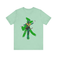 Green Samurai Dragon Ranger Super Sentai T Shirt Custom Graphic Art Cosplay Shirts Power Rangers Retro Vintage 90s Tee