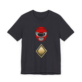 MMPR Red Dragon Shield Super Sentai T Shirt Custom Graphic Art Cosplay Shirts Power Rangers Retro Vintage 90s Tee