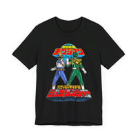 Legendary Izumi Green Ranger Changeman Blue Super Sentai T Shirt Custom Graphic Art Cosplay Shirts Power Rangers Retro Vintage Tee