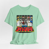 Dairanger Team Tee Super Sentai T Shirt Custom Graphic Art Cosplay Shirts Rangers Retro Vintage 90s