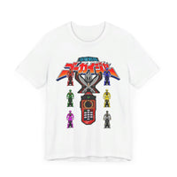 Gokaiger Gokai Change Super Sentai T Shirt Custom Graphic Art Cosplay Shirts Power Rangers Retro Vintage 90s Tee