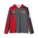 SPD Red Hoodie (Full Print) Lightweight, Breathable, workout, pull over, fitness Hoodie Super Sentai Custom