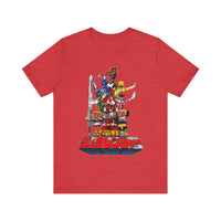 Zyuranger Super Sentai T Shirt Custom Graphic Art Cosplay Shirts Power Rangers Retro Vintage 90s Tee