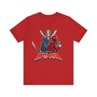 Gokai Red/Blue Super Sentai T Shirt Custom Graphic Art Cosplay Shirts Power Rangers Retro Vintage 90s Tee