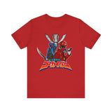 Gokai Red/Blue Super Sentai T Shirt Custom Graphic Art Cosplay Shirts Power Rangers Retro Vintage 90s Tee