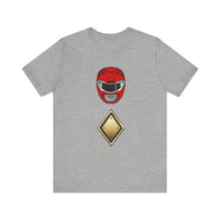 MMPR Red Dragon Shield Super Sentai T Shirt Custom Graphic Art Cosplay Shirts Power Rangers Retro Vintage 90s Tee