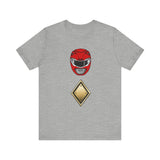 MMPR Red Dragon Shield Super Sentai T Shirt Custom Graphic Art Cosplay Shirts Power Rangers Retro Vintage 90s Tee