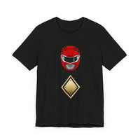 MMPR Red Dragon Shield Super Sentai T Shirt Custom Graphic Art Cosplay Shirts Power Rangers Retro Vintage 90s Tee