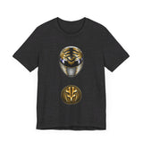 MMPR White Ranger Helmet Super Sentai T Shirt Custom Graphic Art Cosplay Shirts Power Rangers Retro Vintage 90s Tee