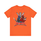 Gokai Red/Blue Super Sentai T Shirt Custom Graphic Art Cosplay Shirts Power Rangers Retro Vintage 90s Tee