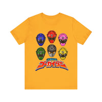 Gokaiger Helmets Super Sentai T Shirt Custom Graphic Art Cosplay Shirts Power Rangers Retro Vintage 90s Tee