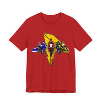 Battle Bikes Vintage Style Super Sentai T Shirt Custom Graphic Art Cosplay Shirts Power Rangers Retro  90s Tee