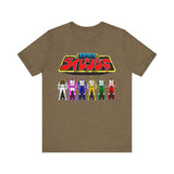 Dairanger keys Super Sentai T Shirt Custom Graphic Art Cosplay Gokaiger Shirts Power Rangers Retro Vintage 90s Tee