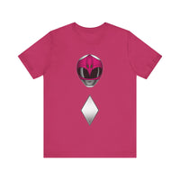 MMPR Pink Helmet Super Sentai T Shirt Custom Graphic Art Cosplay Shirts Power Rangers Retro Vintage 90s Tee