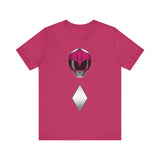 MMPR Pink Helmet Super Sentai T Shirt Custom Graphic Art Cosplay Shirts Power Rangers Retro Vintage 90s Tee