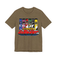 Zyuranger Super Sentai T Shirt Custom Graphic Art Cosplay Shirts Power Rangers Retro Vintage 90s Tee