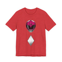 MMPR Pink Helmet Super Sentai T Shirt Custom Graphic Art Cosplay Shirts Power Rangers Retro Vintage 90s Tee