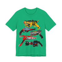 Sentai Blasters Super Sentai T Shirt Custom Graphic Art Cosplay Shirts Power Rangers Retro Vintage 90s Tee