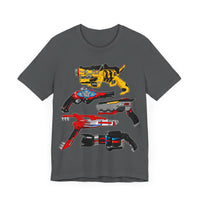 Sentai Blasters Super Sentai T Shirt Custom Graphic Art Cosplay Shirts Power Rangers Retro Vintage 90s Tee