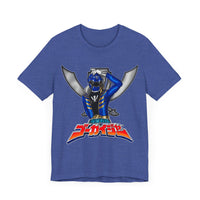 Gokaiger Blue Roll Call Super Sentai T Shirt Custom Graphic Art Cosplay Shirts Power Rangers Retro Vintage 90s Tee