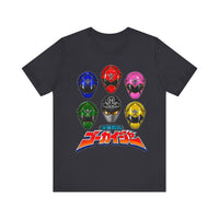 Gokaiger Helmets Super Sentai T Shirt Custom Graphic Art Cosplay Shirts Power Rangers Retro Vintage 90s Tee