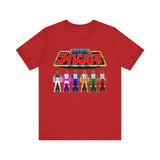 Dairanger keys Super Sentai T Shirt Custom Graphic Art Cosplay Gokaiger Shirts Power Rangers Retro Vintage 90s Tee