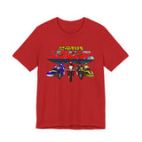 Zyuranger Bikes Super Sentai T Shirt Custom Graphic Art Cosplay Shirts Power Rangers Retro Vintage 90s Tee