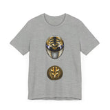 MMPR White Ranger Helmet Super Sentai T Shirt Custom Graphic Art Cosplay Shirts Power Rangers Retro Vintage 90s Tee
