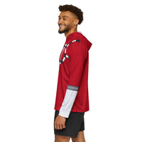 ToQger Red Hoodie (Full Print) Super Sentai T Shirt Custom Graphic Art Cosplay Shirts Power Rangers Retro Vintage 90s Tee