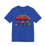 Zyuranger Bikes Super Sentai T Shirt Custom Graphic Art Cosplay Shirts Power Rangers Retro Vintage 90s Tee