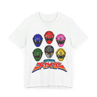 Gokaiger Helmets Super Sentai T Shirt Custom Graphic Art Cosplay Shirts Power Rangers Retro Vintage 90s Tee