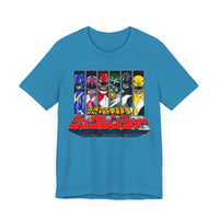 Zyuranger Super Sentai T Shirt Custom Graphic Art Cosplay Shirts Power Rangers Retro Vintage 90s Tee